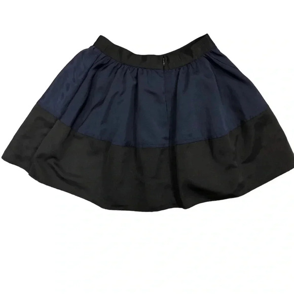 Express navy and black color block skirt women size 10 - Picture 2 of 3
